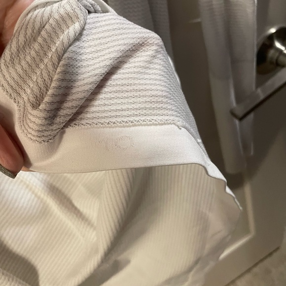 Lululemon run swiftly tech top heathered white - Picture 3 of 5